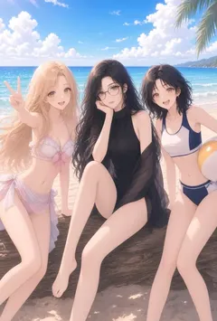 香艳淫靡的海边游玩之旅